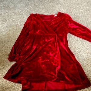 The richness of this Altar d State velvet wrap dress!Perfect for the holidays